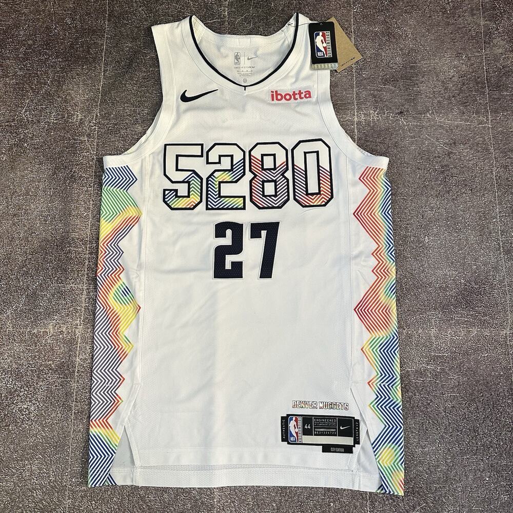 NWT Men's Nike Denver Nuggets Jamal Murray City Edition Authentic Jersey Sz 44 M